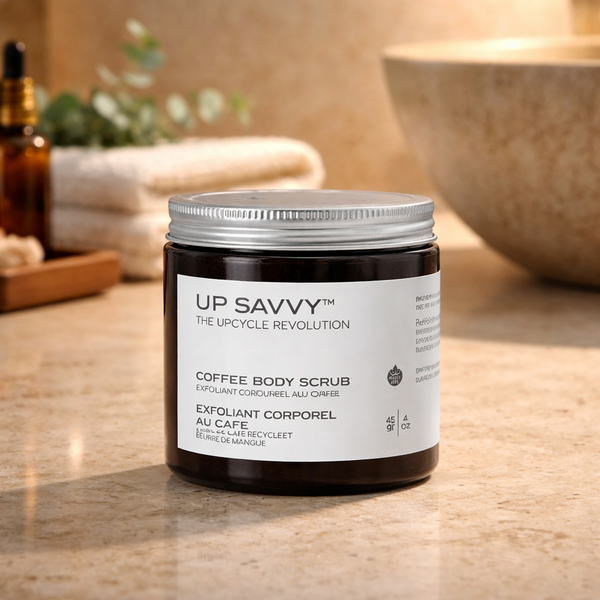 Organic Coffee Body Scrub | UP SAVVY™ Upcycled Skincare